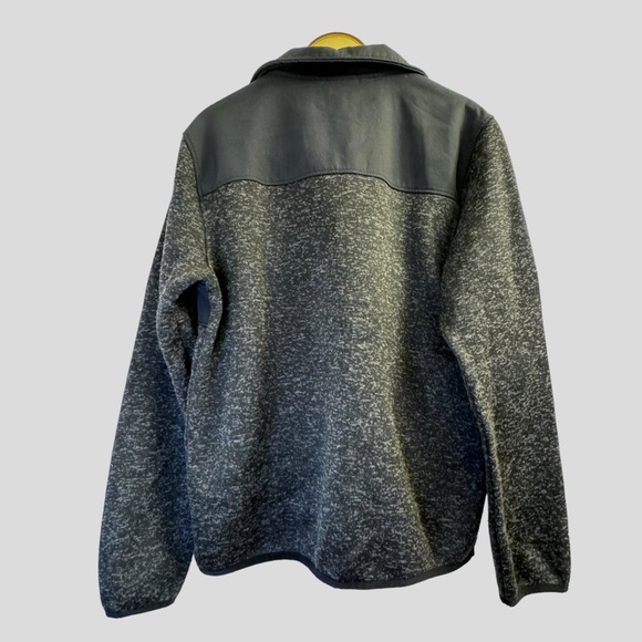 Reebok Men’s Jacket S Black Gray Full Zip Long Sleeves - Picture 9 of 11